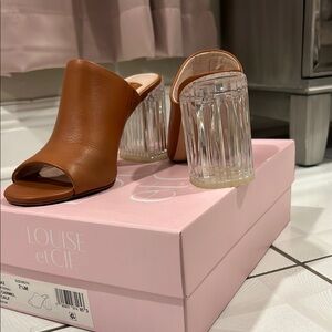 Louise et Cie Lillia Carmel Leather Heels